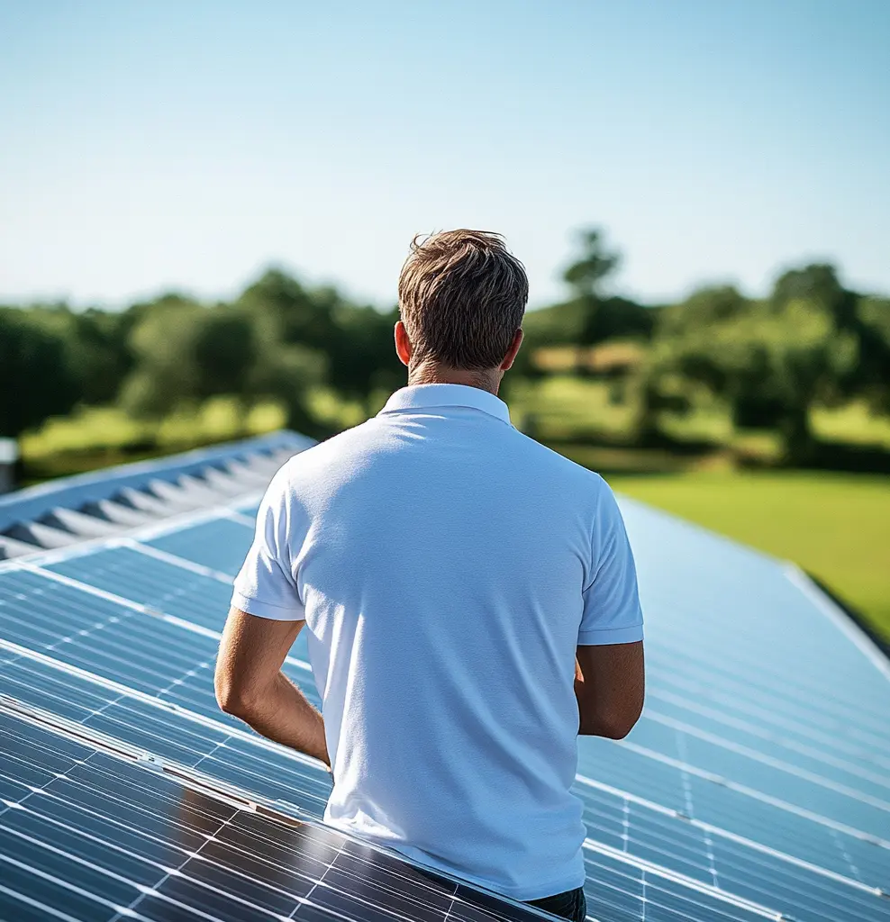 Installation einer Solar anlage