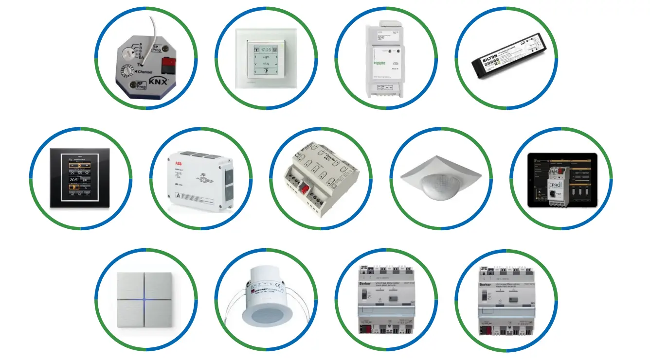 Mehrere geräte von KNX